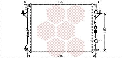 VAN WEZEL Radiators, Motora dzesēšanas sistēma 43002421